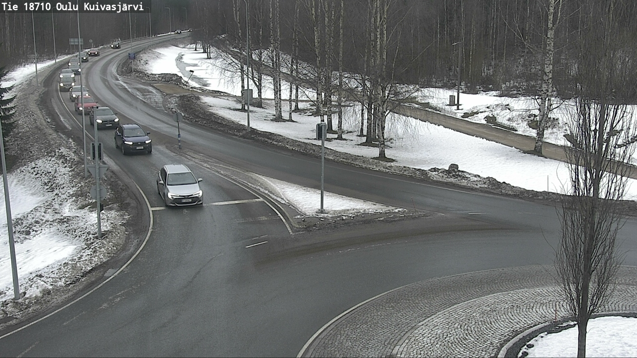 Weather Camera Image road 18710 Oulu Kuivasjärvi, Oulu, Pohjois-Pohjanmaa