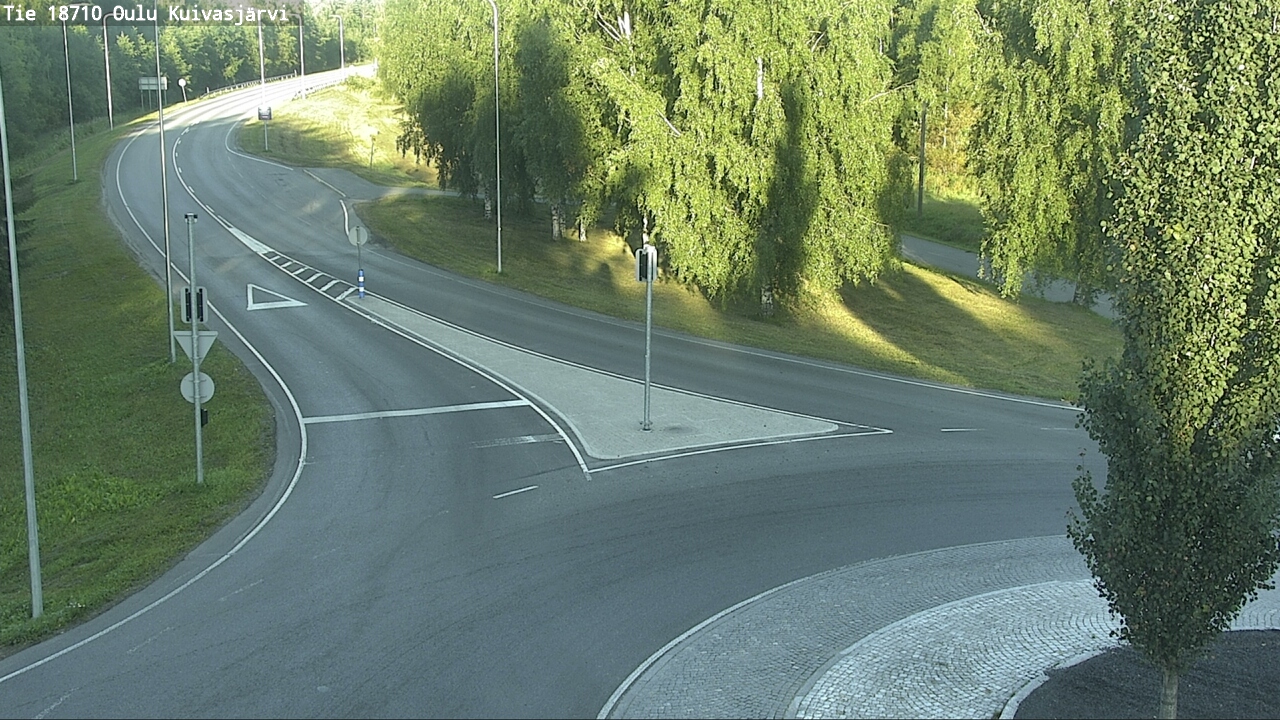 Weather Camera Image road 18710 Oulu Kuivasjärvi, Oulu, Pohjois-Pohjanmaa