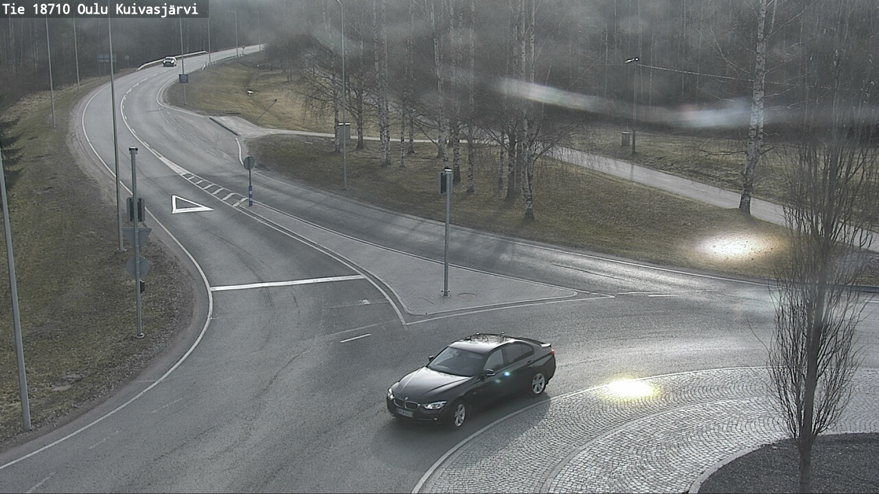 Weather Camera Image väg 18710 Oulu Kuivasjärvi, Oulu, Pohjois-Pohjanmaa