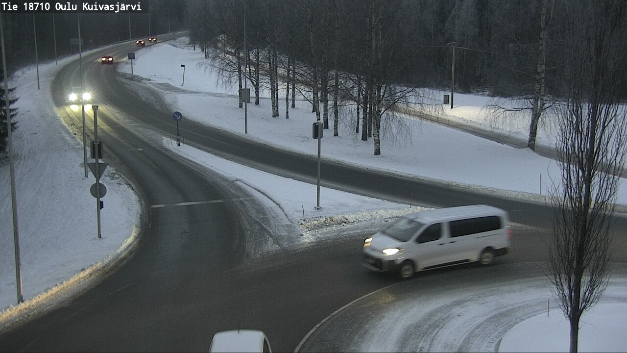 Weather Camera Image road 18710 Oulu Kuivasjärvi, Oulu, Pohjois-Pohjanmaa