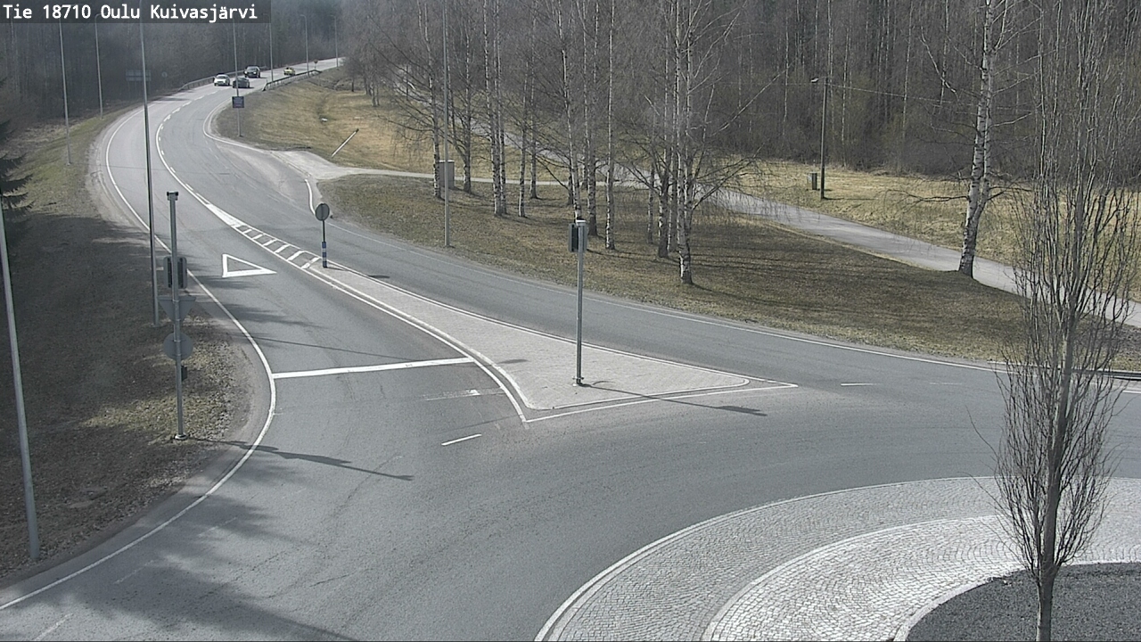 Weather Camera Image väg 18710 Oulu Kuivasjärvi, Oulu, Pohjois-Pohjanmaa