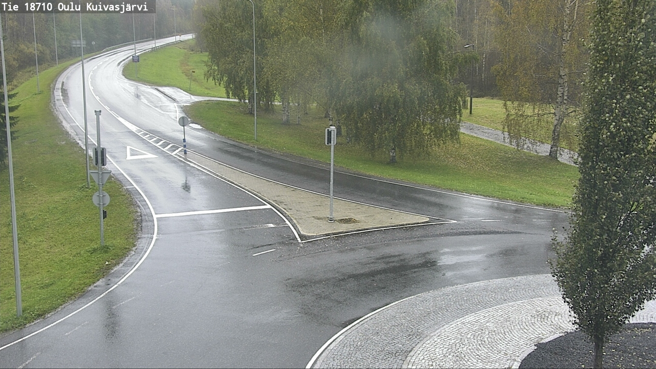 Weather Camera Image väg 18710 Oulu Kuivasjärvi, Oulu, Pohjois-Pohjanmaa