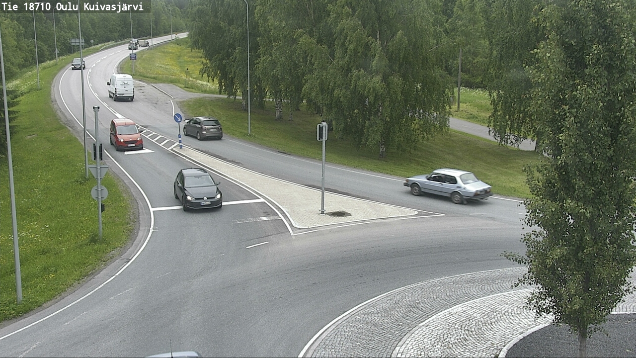 Weather Camera Image road 18710 Oulu Kuivasjärvi, Oulu, Pohjois-Pohjanmaa