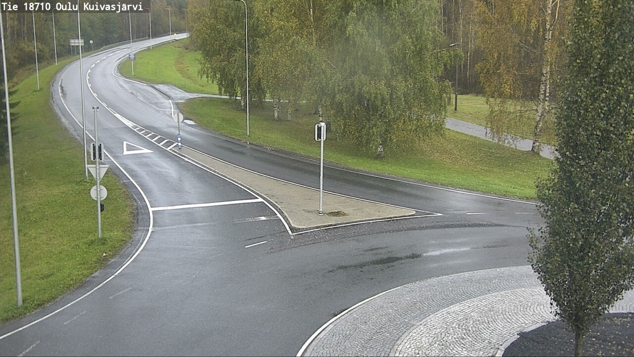 Weather Camera Image väg 18710 Oulu Kuivasjärvi, Oulu, Pohjois-Pohjanmaa