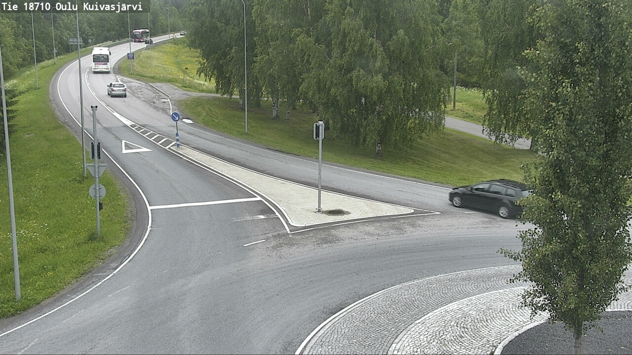 Weather Camera Image väg 18710 Oulu Kuivasjärvi, Oulu, Pohjois-Pohjanmaa
