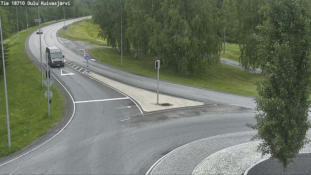 Weather Camera Image väg 18710 Oulu Kuivasjärvi, Oulu, Pohjois-Pohjanmaa