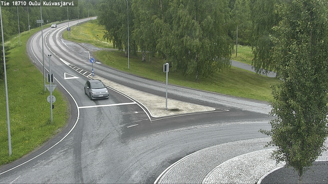 Weather Camera Image väg 18710 Oulu Kuivasjärvi, Oulu, Pohjois-Pohjanmaa