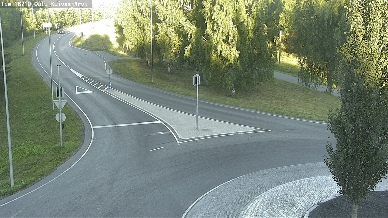 Weather Camera Image road 18710 Oulu Kuivasjärvi, Oulu, Pohjois-Pohjanmaa