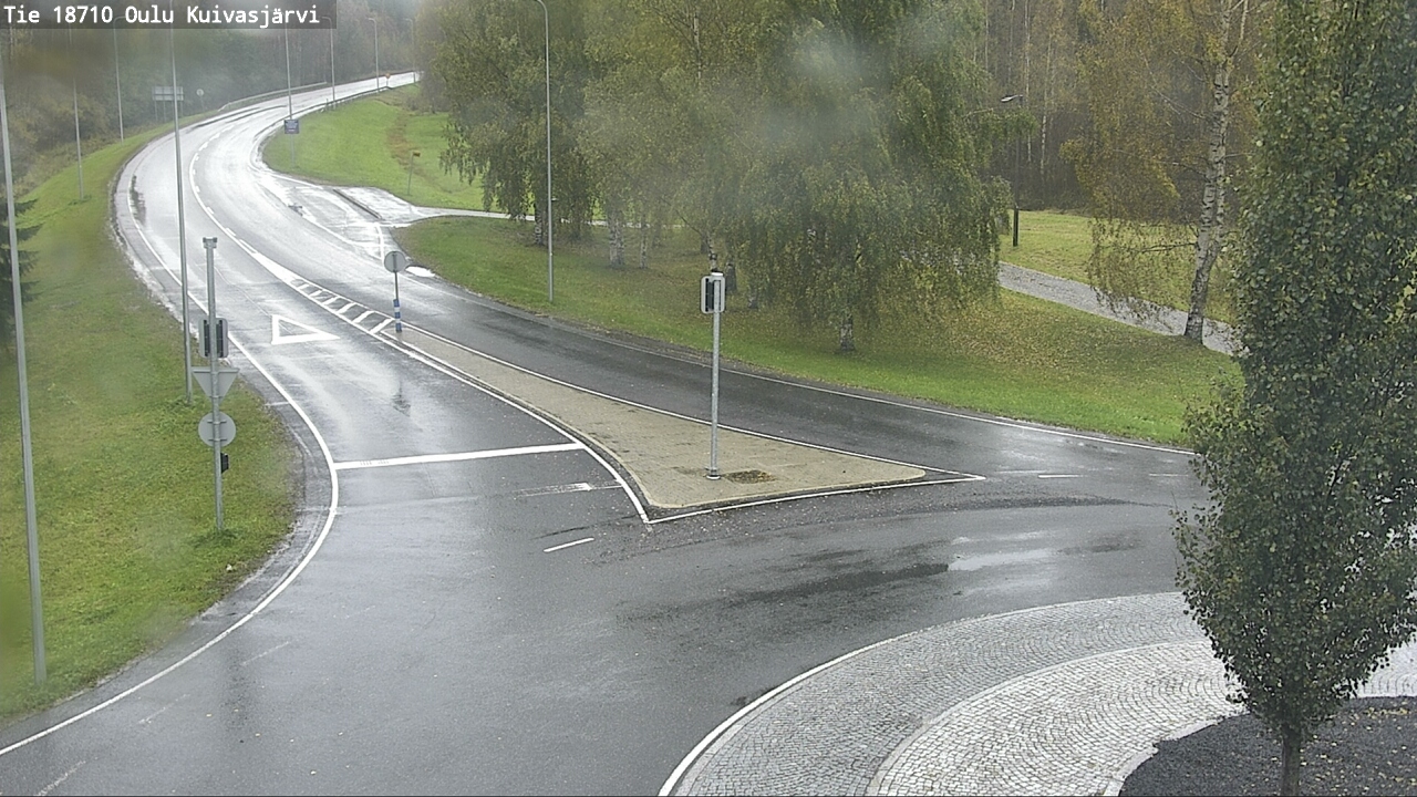 Weather Camera Image väg 18710 Oulu Kuivasjärvi, Oulu, Pohjois-Pohjanmaa