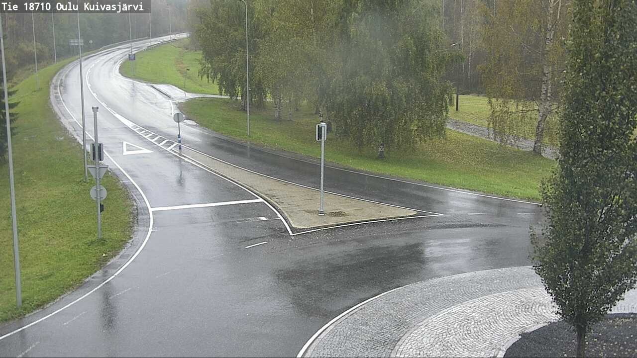 Weather Camera Image väg 18710 Oulu Kuivasjärvi, Oulu, Pohjois-Pohjanmaa