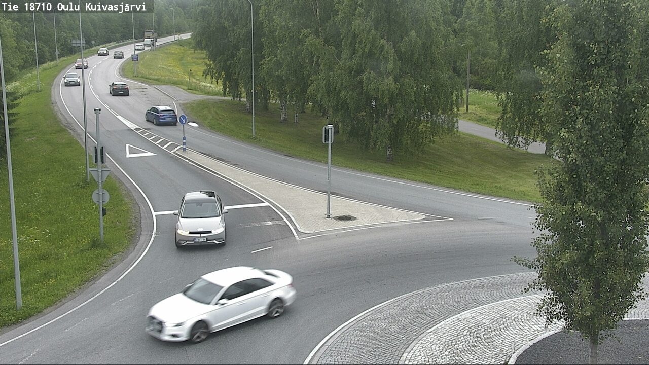 Weather Camera Image road 18710 Oulu Kuivasjärvi, Oulu, Pohjois-Pohjanmaa