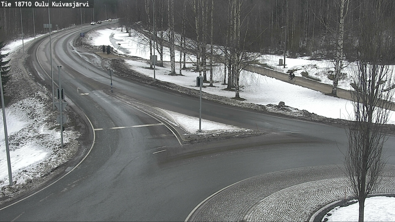Weather Camera Image road 18710 Oulu Kuivasjärvi, Oulu, Pohjois-Pohjanmaa