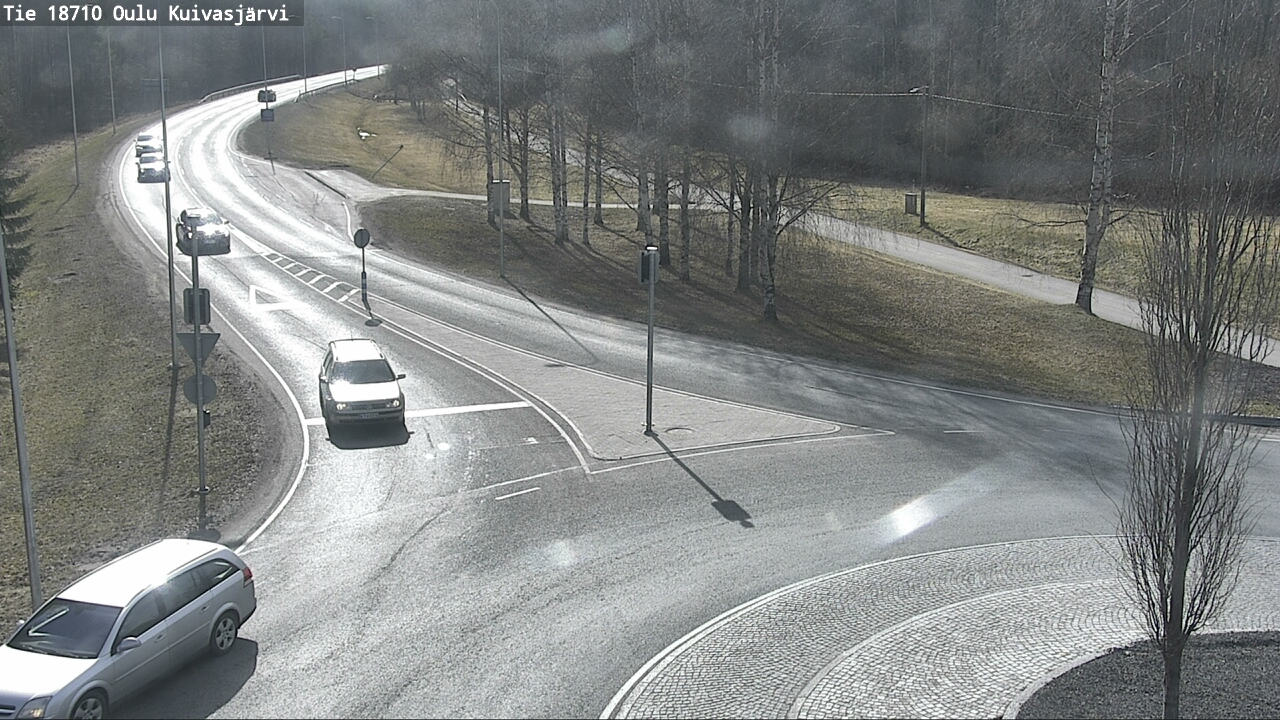 Weather Camera Image väg 18710 Oulu Kuivasjärvi, Oulu, Pohjois-Pohjanmaa