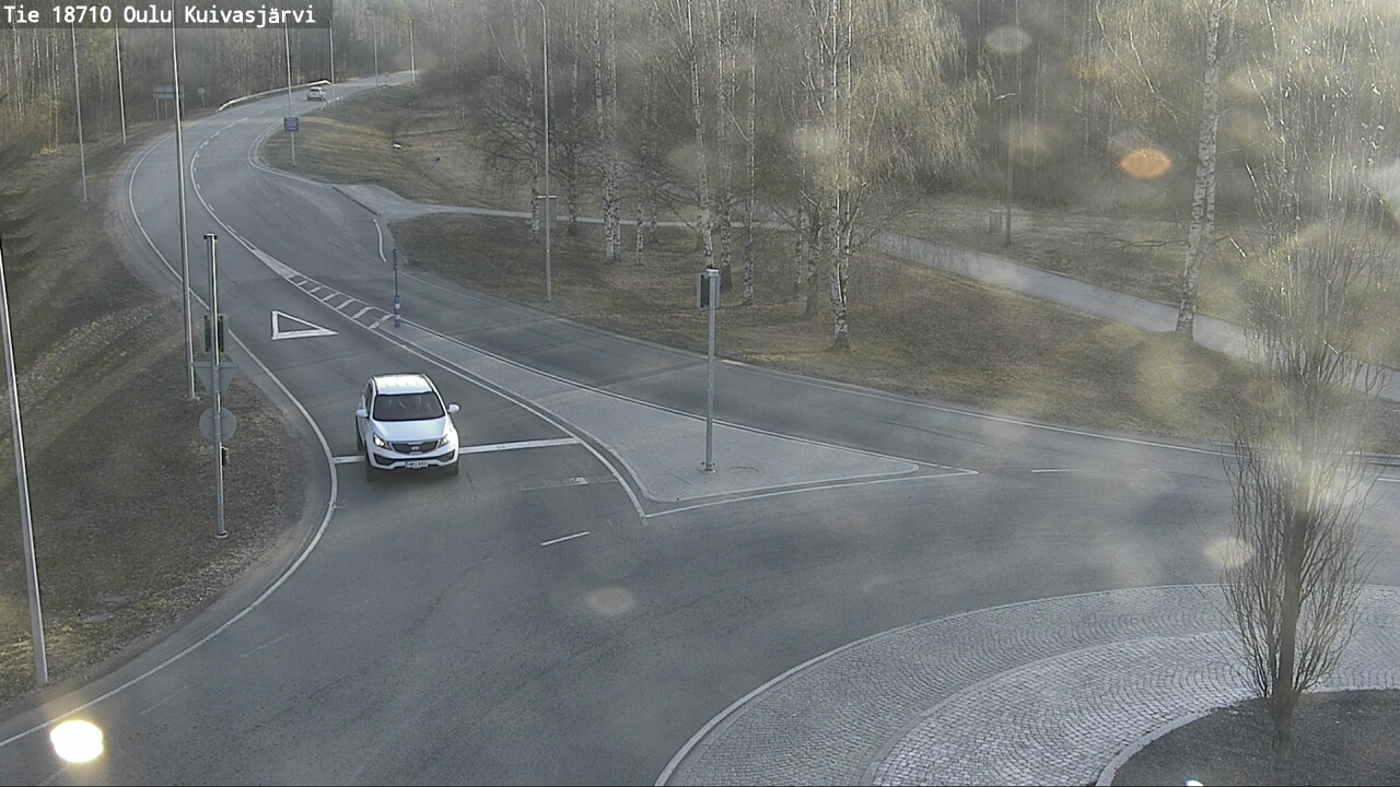 Weather Camera Image väg 18710 Oulu Kuivasjärvi, Oulu, Pohjois-Pohjanmaa