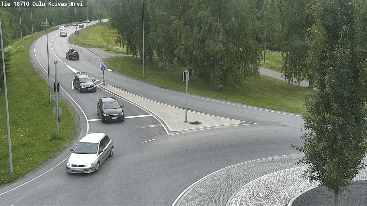 Weather Camera Image road 18710 Oulu Kuivasjärvi, Oulu, Pohjois-Pohjanmaa