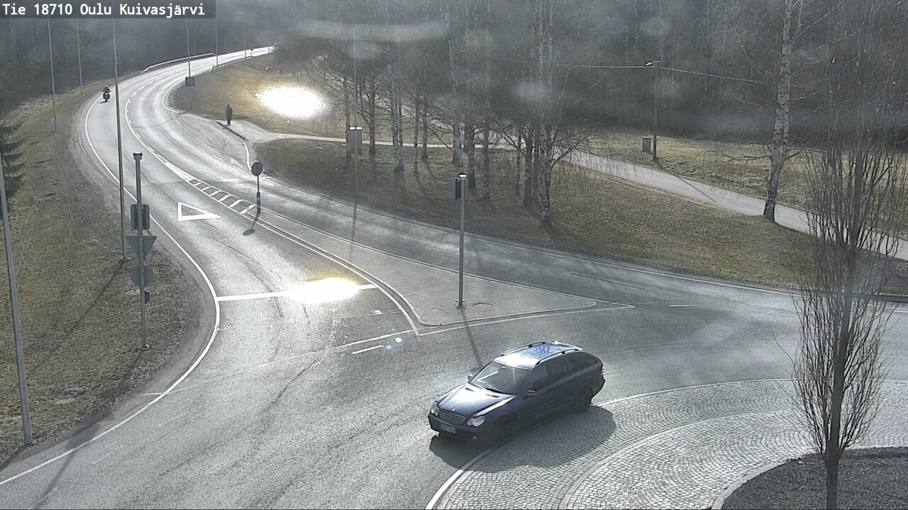 Weather Camera Image väg 18710 Oulu Kuivasjärvi, Oulu, Pohjois-Pohjanmaa