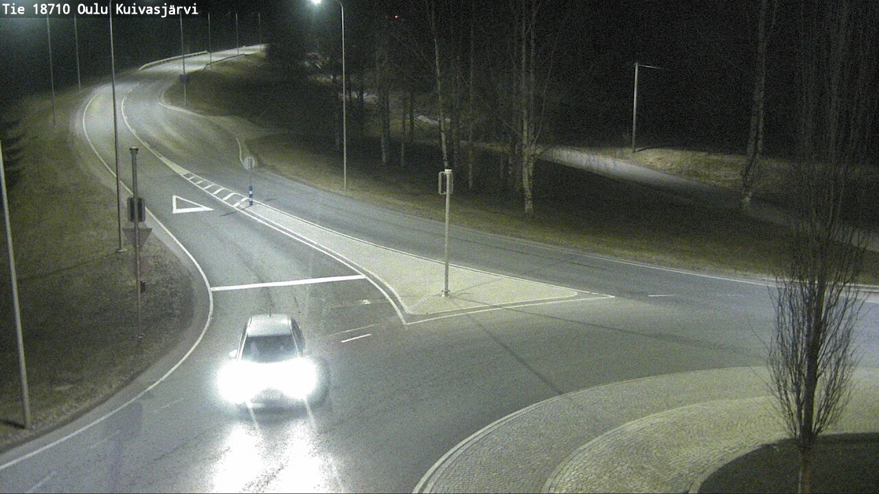 Weather Camera Image väg 18710 Oulu Kuivasjärvi, Oulu, Pohjois-Pohjanmaa