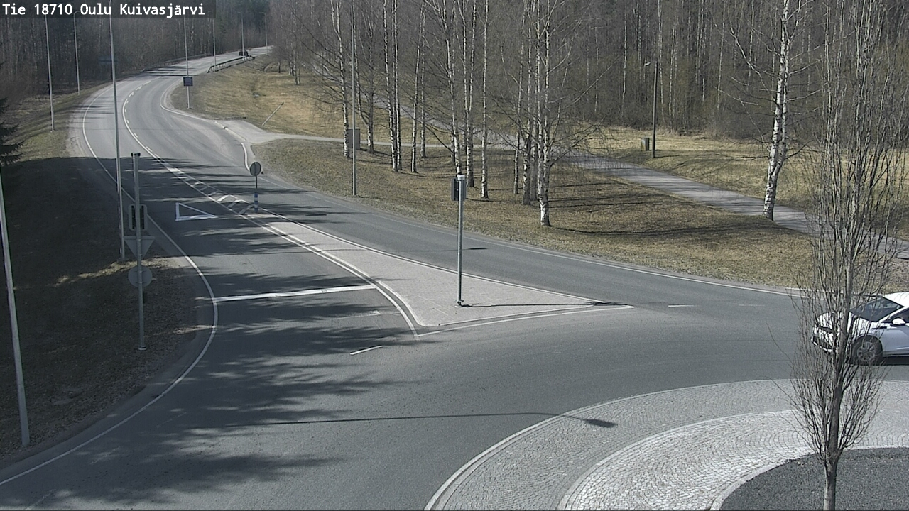 Weather Camera Image väg 18710 Oulu Kuivasjärvi, Oulu, Pohjois-Pohjanmaa