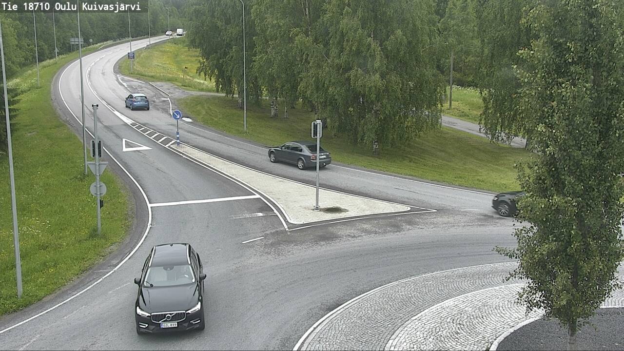 Weather Camera Image väg 18710 Oulu Kuivasjärvi, Oulu, Pohjois-Pohjanmaa