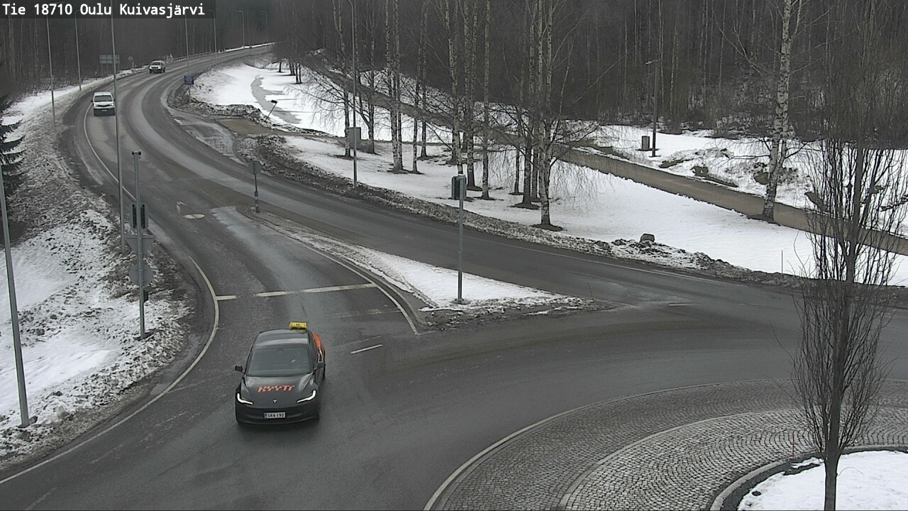 Weather Camera Image väg 18710 Oulu Kuivasjärvi, Oulu, Pohjois-Pohjanmaa