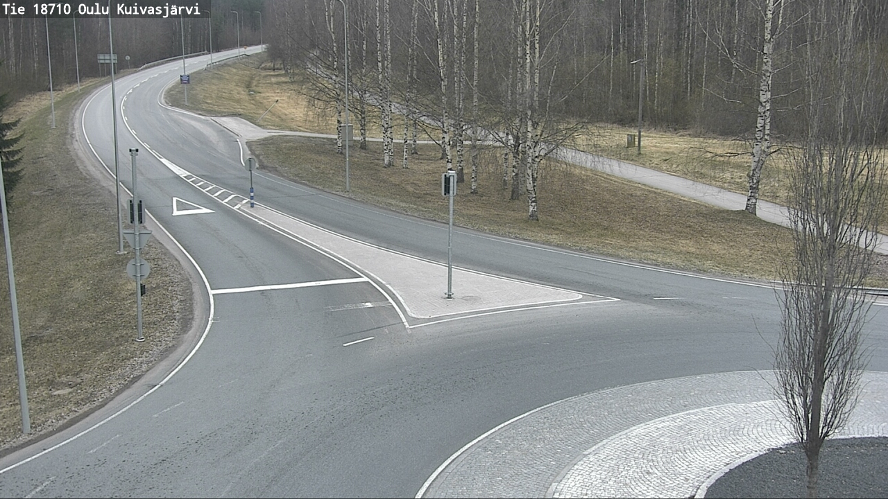 Weather Camera Image road 18710 Oulu Kuivasjärvi, Oulu, Pohjois-Pohjanmaa