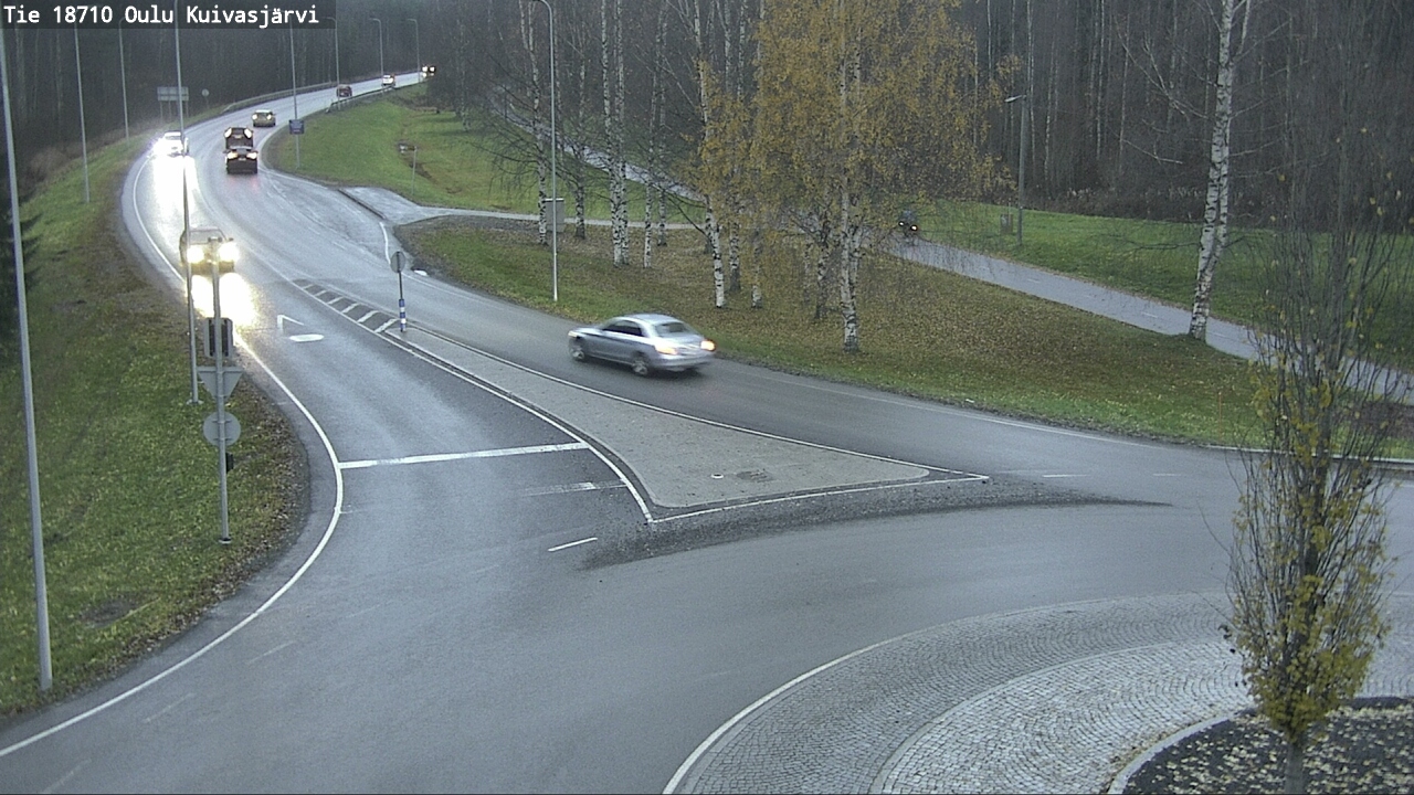Weather Camera Image väg 18710 Oulu Kuivasjärvi, Oulu, Pohjois-Pohjanmaa