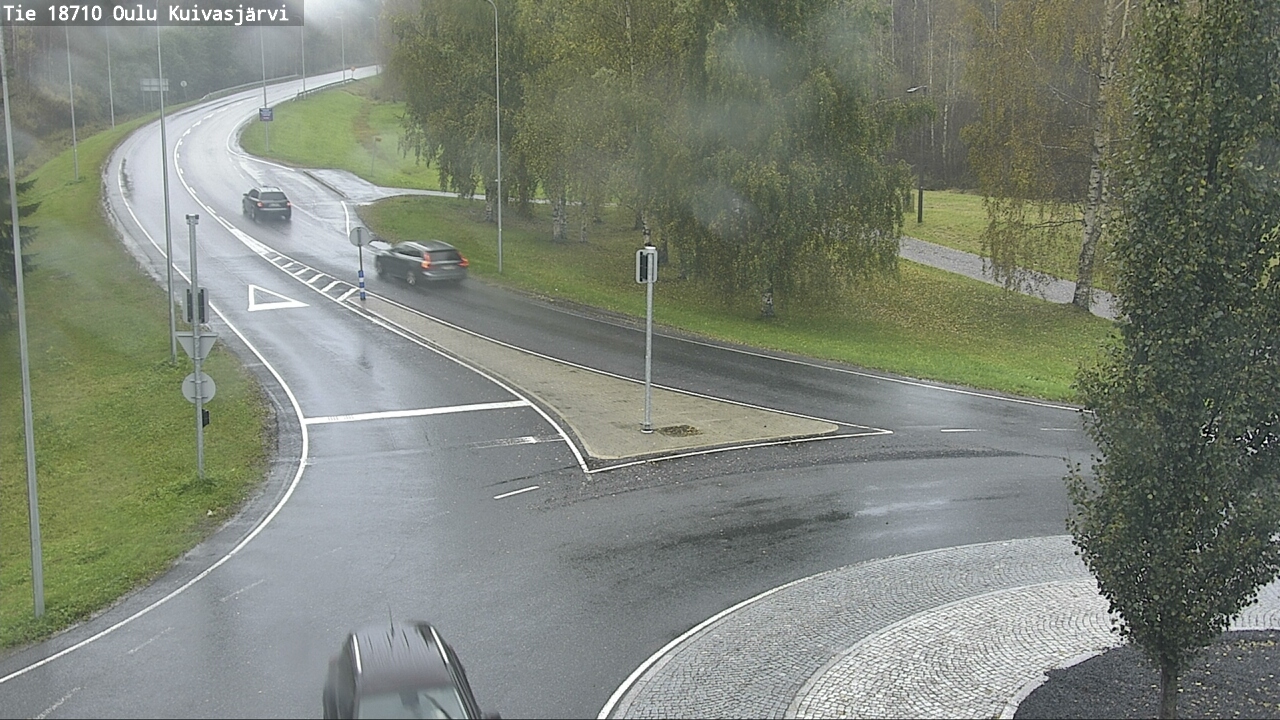 Weather Camera Image road 18710 Oulu Kuivasjärvi, Oulu, Pohjois-Pohjanmaa