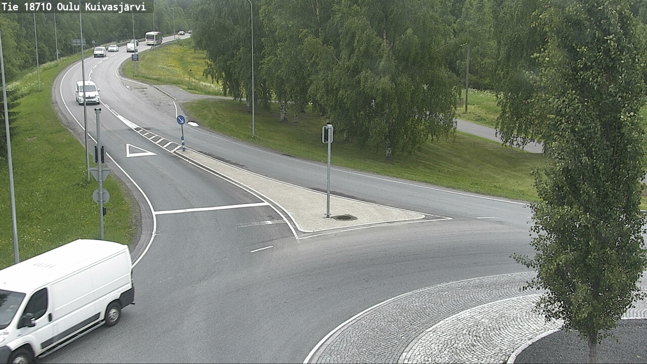 Weather Camera Image road 18710 Oulu Kuivasjärvi, Oulu, Pohjois-Pohjanmaa