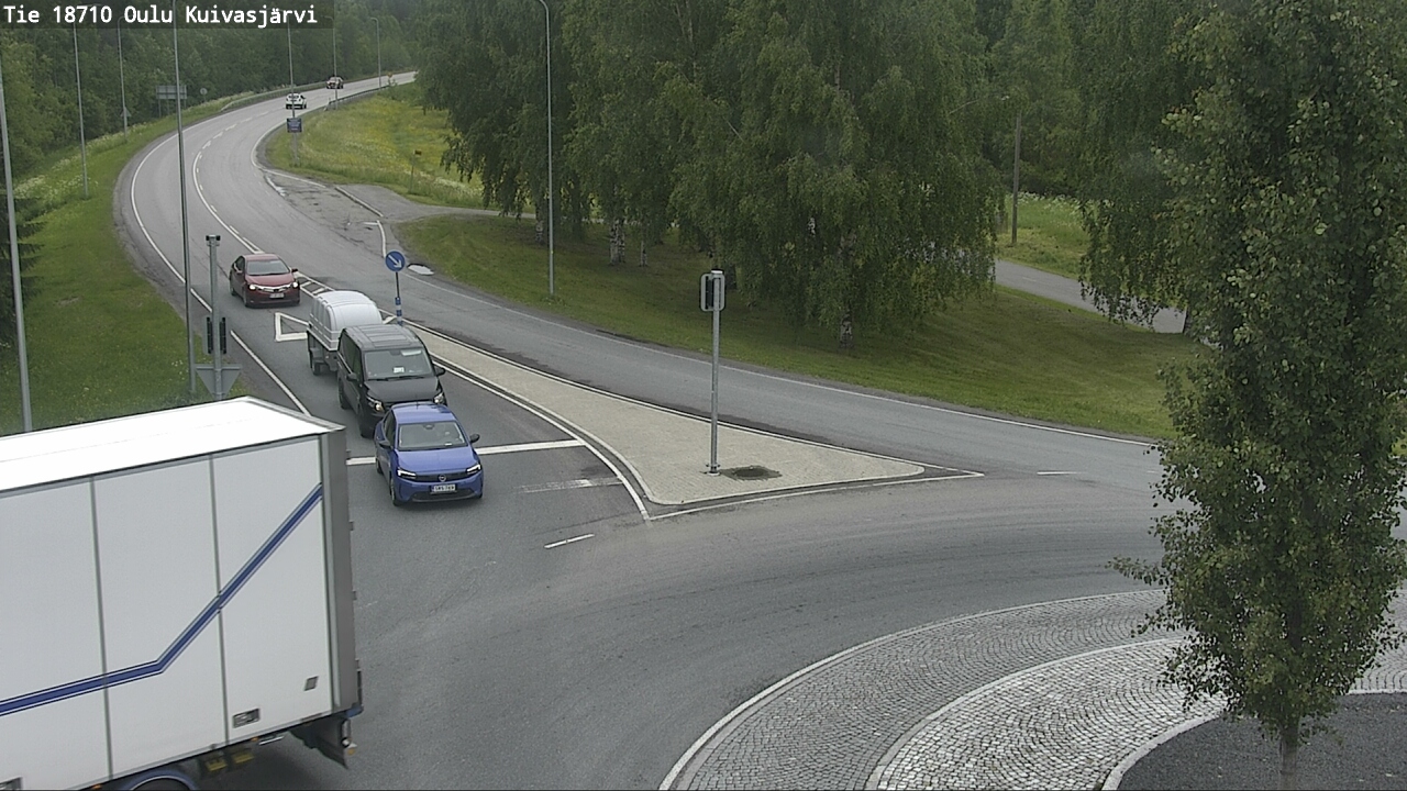 Weather Camera Image väg 18710 Oulu Kuivasjärvi, Oulu, Pohjois-Pohjanmaa