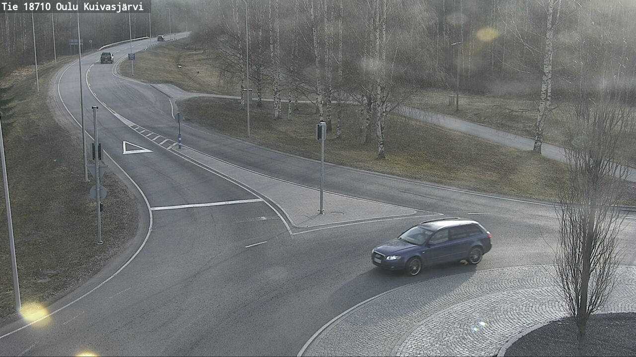 Weather Camera Image väg 18710 Oulu Kuivasjärvi, Oulu, Pohjois-Pohjanmaa