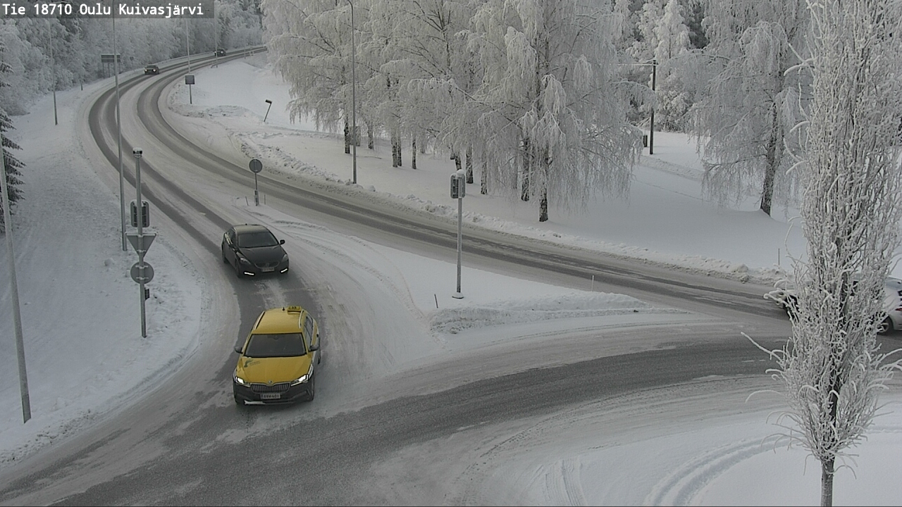 Weather Camera Image road 18710 Oulu Kuivasjärvi, Oulu, Pohjois-Pohjanmaa