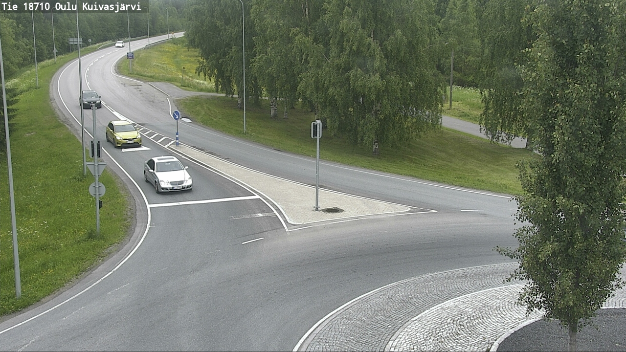 Weather Camera Image road 18710 Oulu Kuivasjärvi, Oulu, Pohjois-Pohjanmaa