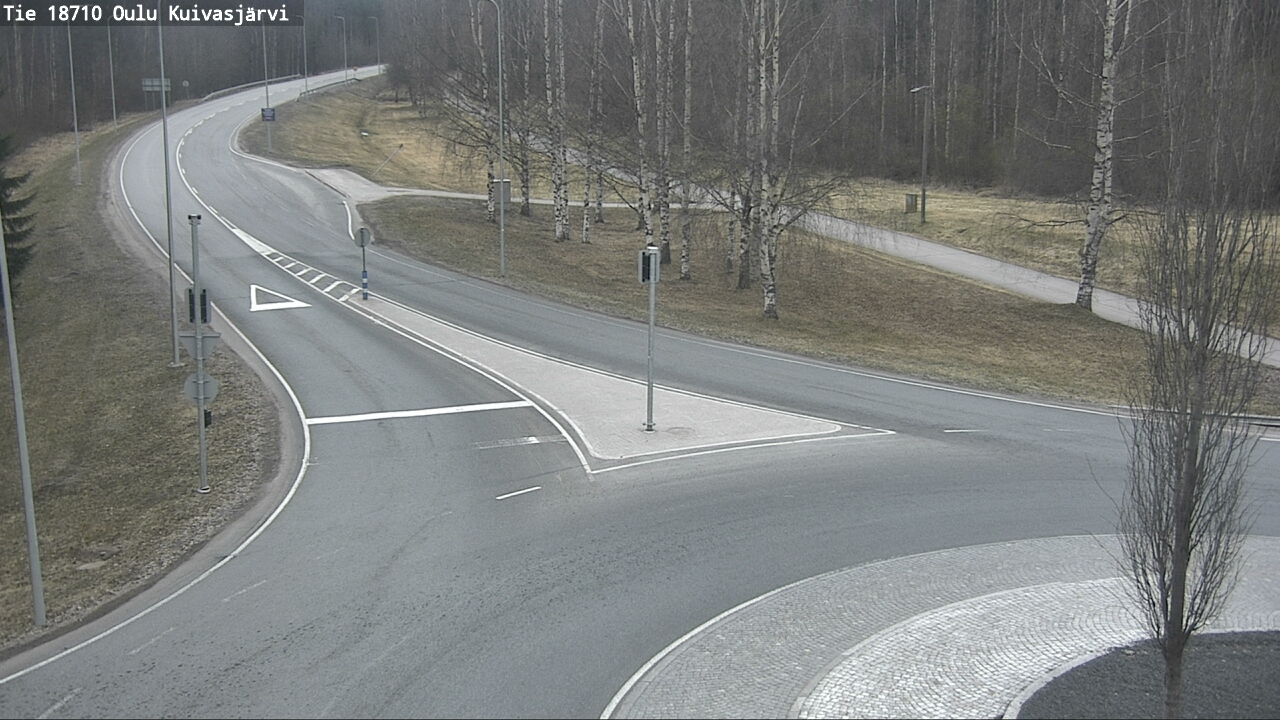 Weather Camera Image road 18710 Oulu Kuivasjärvi, Oulu, Pohjois-Pohjanmaa