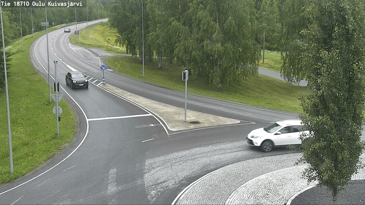 Weather Camera Image väg 18710 Oulu Kuivasjärvi, Oulu, Pohjois-Pohjanmaa