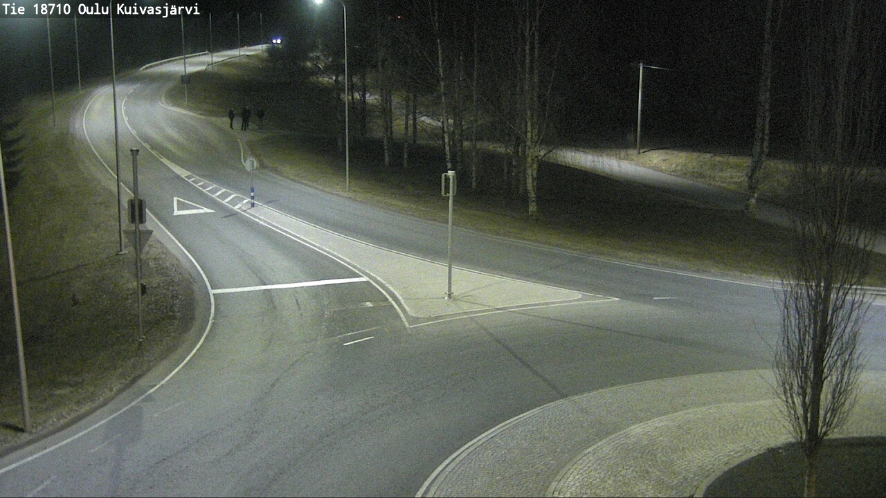 Weather Camera Image väg 18710 Oulu Kuivasjärvi, Oulu, Pohjois-Pohjanmaa