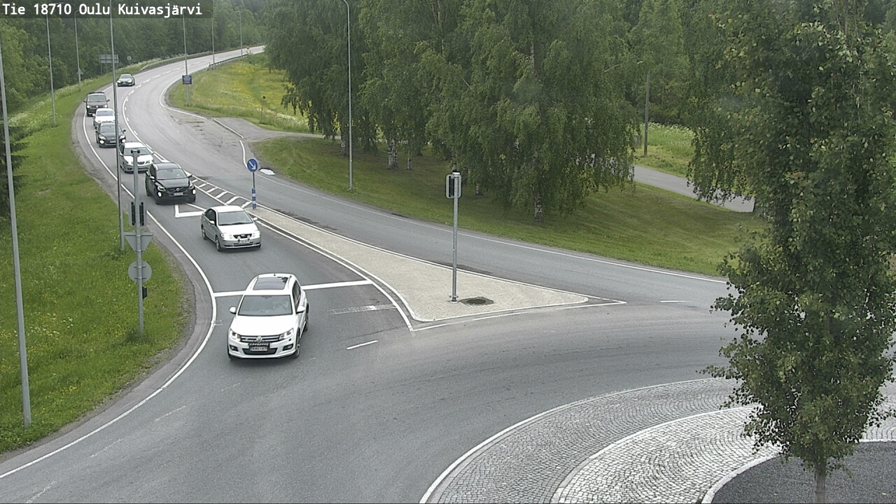 Weather Camera Image road 18710 Oulu Kuivasjärvi, Oulu, Pohjois-Pohjanmaa