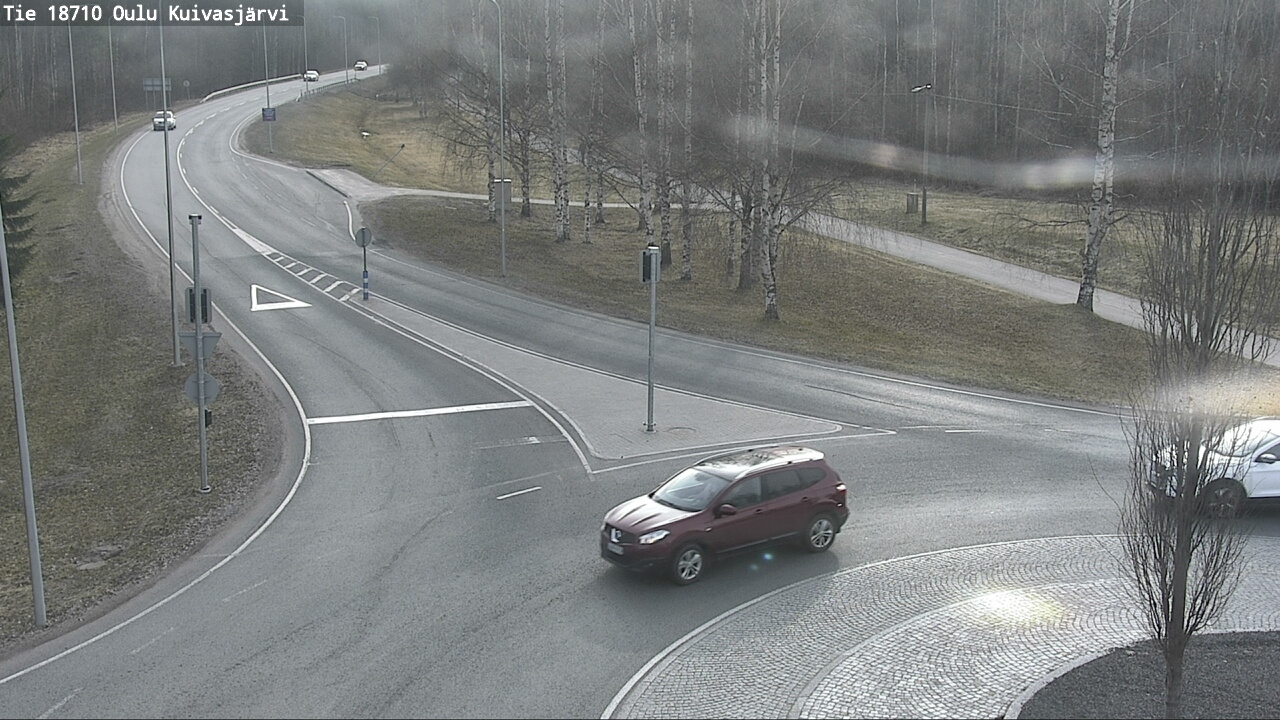 Weather Camera Image väg 18710 Oulu Kuivasjärvi, Oulu, Pohjois-Pohjanmaa