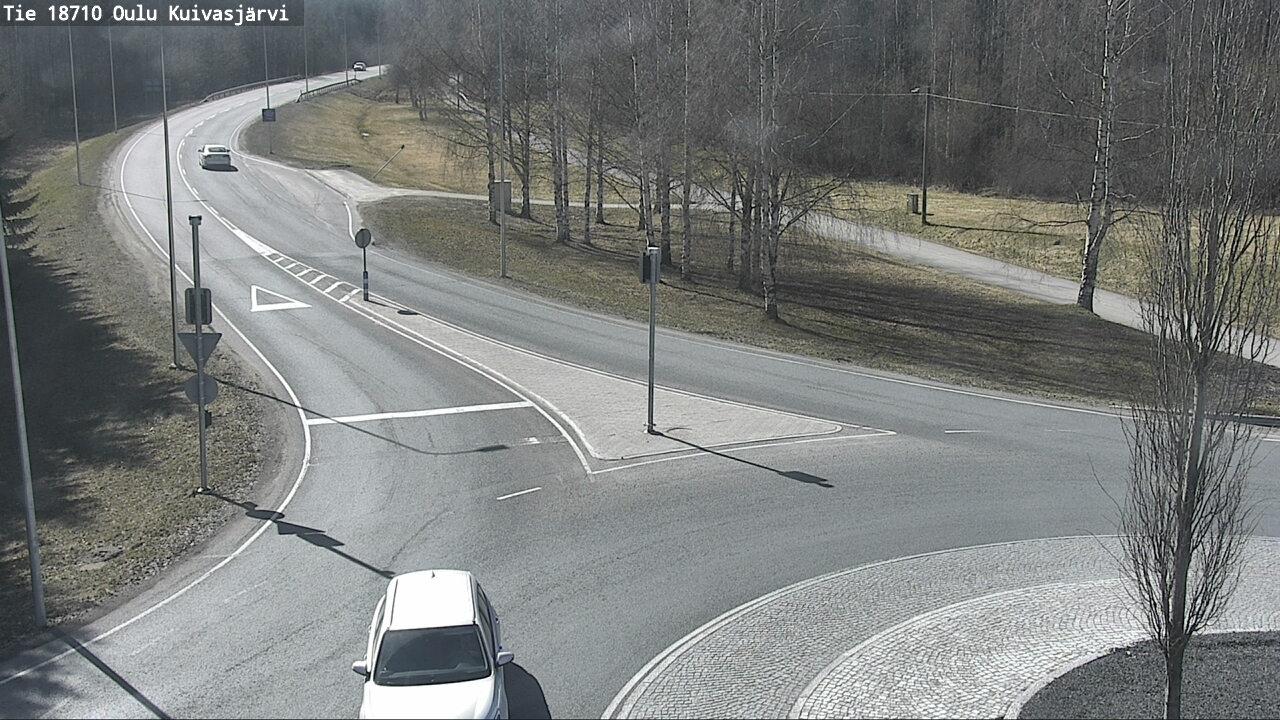Weather Camera Image väg 18710 Oulu Kuivasjärvi, Oulu, Pohjois-Pohjanmaa