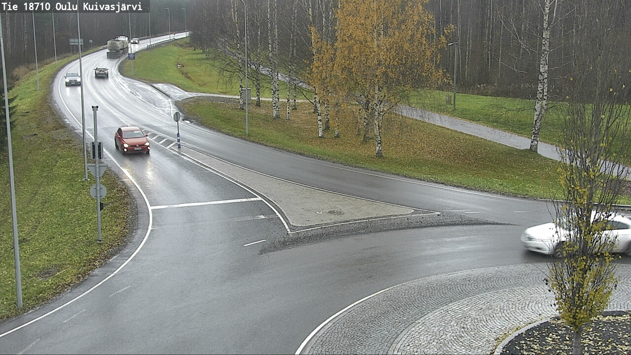 Weather Camera Image road 18710 Oulu Kuivasjärvi, Oulu, Pohjois-Pohjanmaa