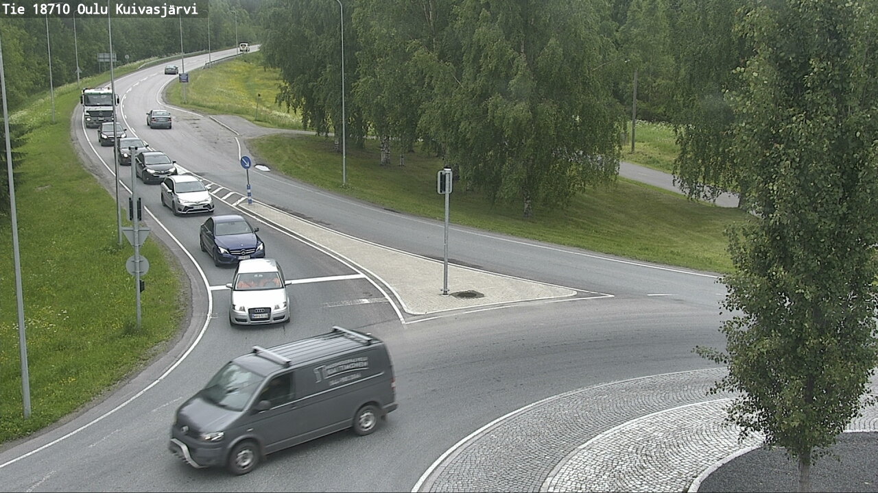 Weather Camera Image road 18710 Oulu Kuivasjärvi, Oulu, Pohjois-Pohjanmaa