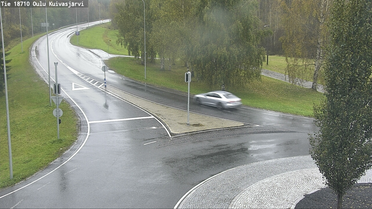 Weather Camera Image väg 18710 Oulu Kuivasjärvi, Oulu, Pohjois-Pohjanmaa