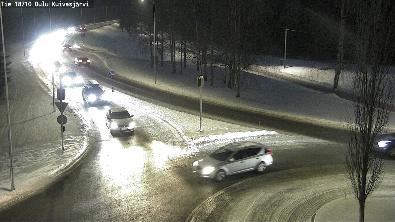 Weather Camera Image road 18710 Oulu Kuivasjärvi, Oulu, Pohjois-Pohjanmaa