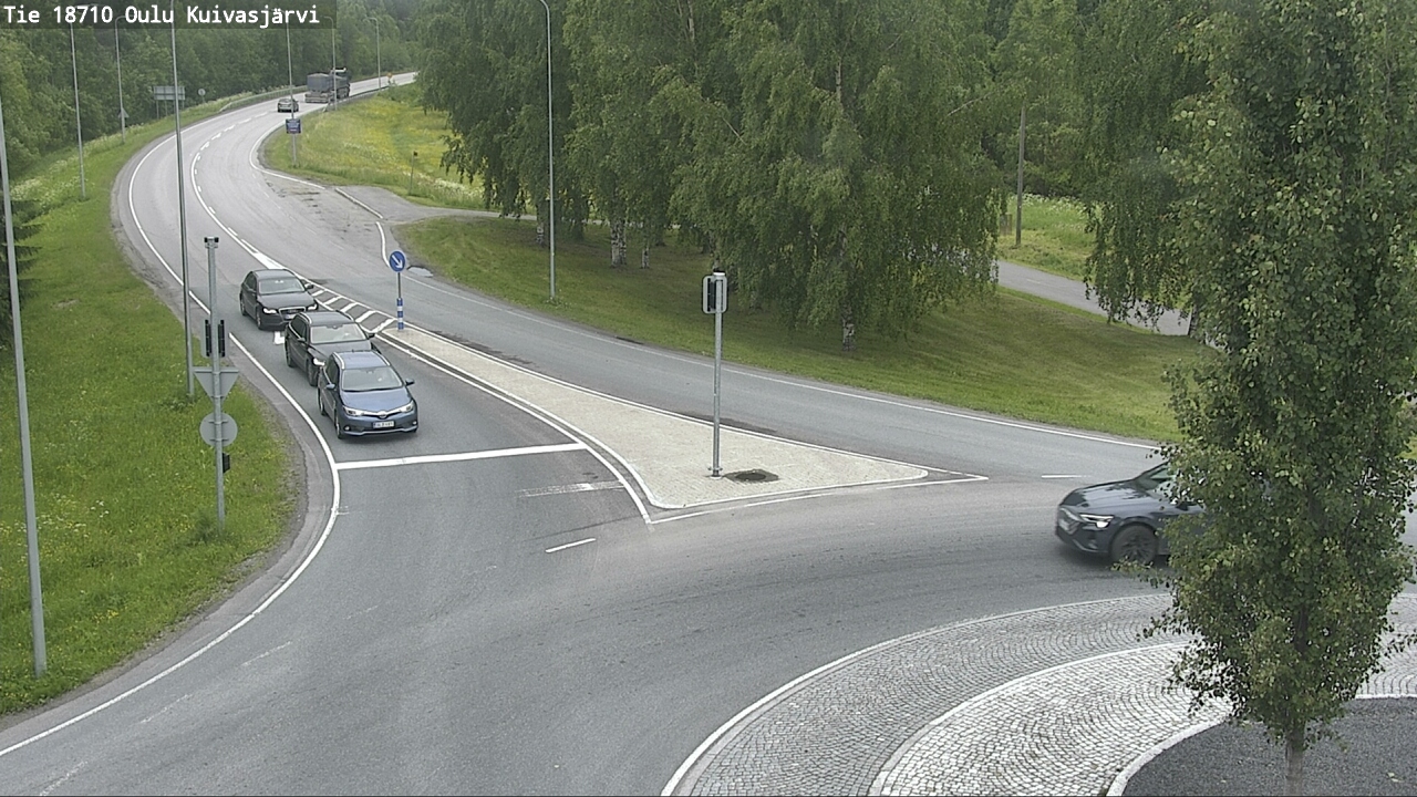 Weather Camera Image road 18710 Oulu Kuivasjärvi, Oulu, Pohjois-Pohjanmaa