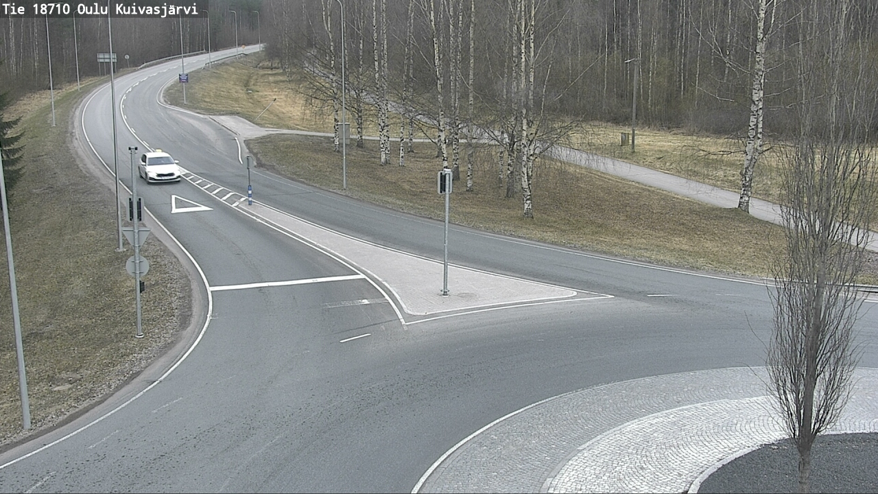 Weather Camera Image road 18710 Oulu Kuivasjärvi, Oulu, Pohjois-Pohjanmaa