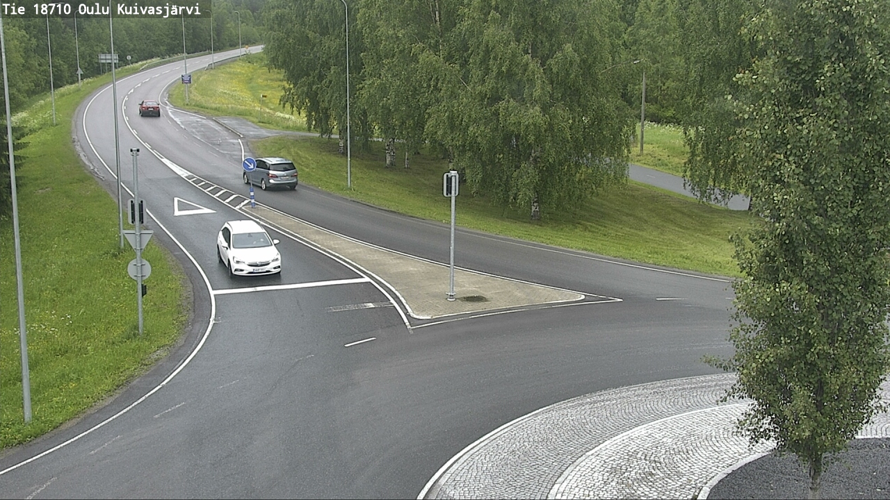 Weather Camera Image väg 18710 Oulu Kuivasjärvi, Oulu, Pohjois-Pohjanmaa