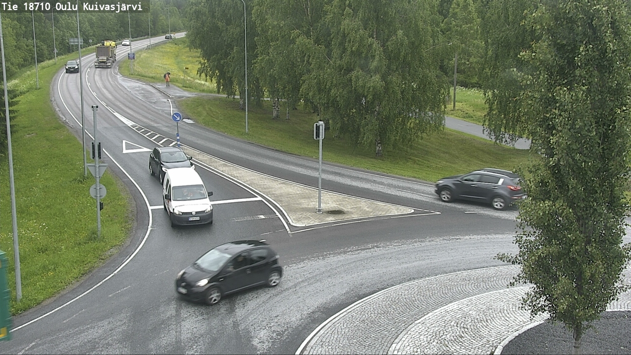 Weather Camera Image väg 18710 Oulu Kuivasjärvi, Oulu, Pohjois-Pohjanmaa