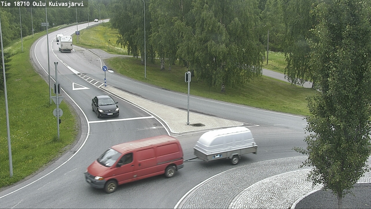 Weather Camera Image road 18710 Oulu Kuivasjärvi, Oulu, Pohjois-Pohjanmaa