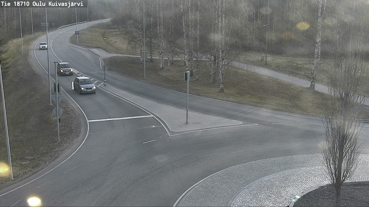 Weather Camera Image väg 18710 Oulu Kuivasjärvi, Oulu, Pohjois-Pohjanmaa