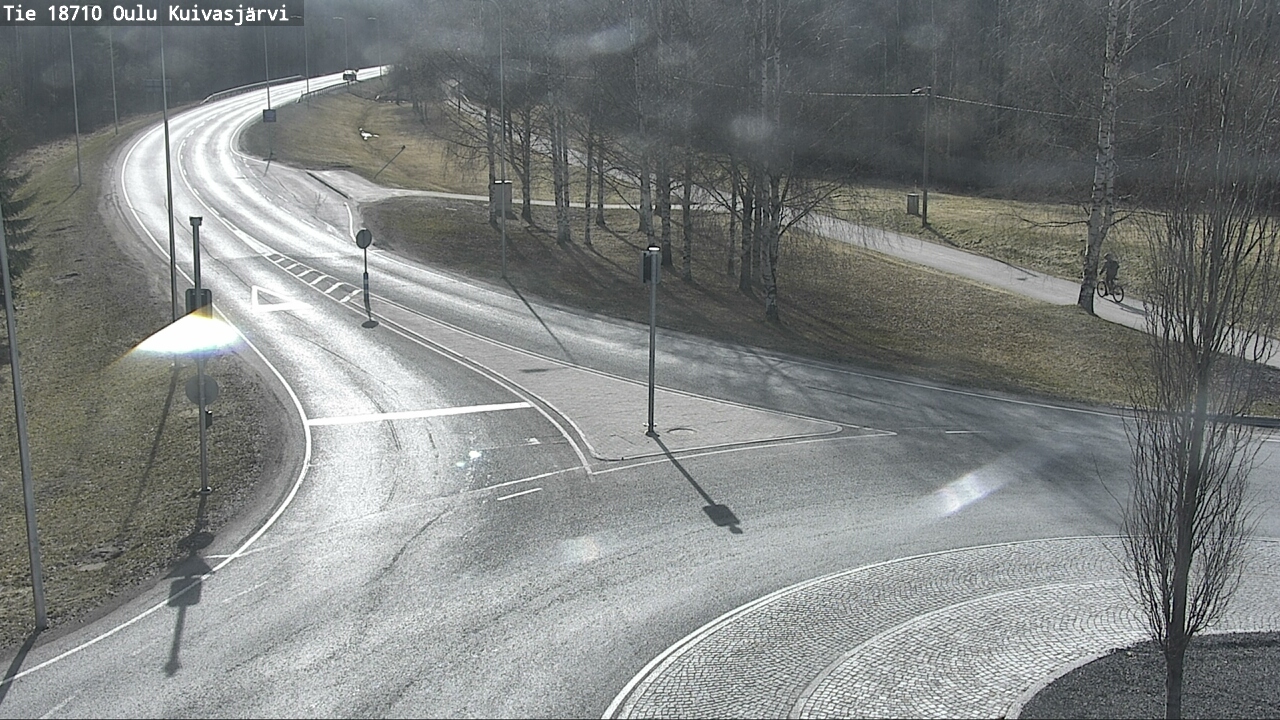 Weather Camera Image väg 18710 Oulu Kuivasjärvi, Oulu, Pohjois-Pohjanmaa