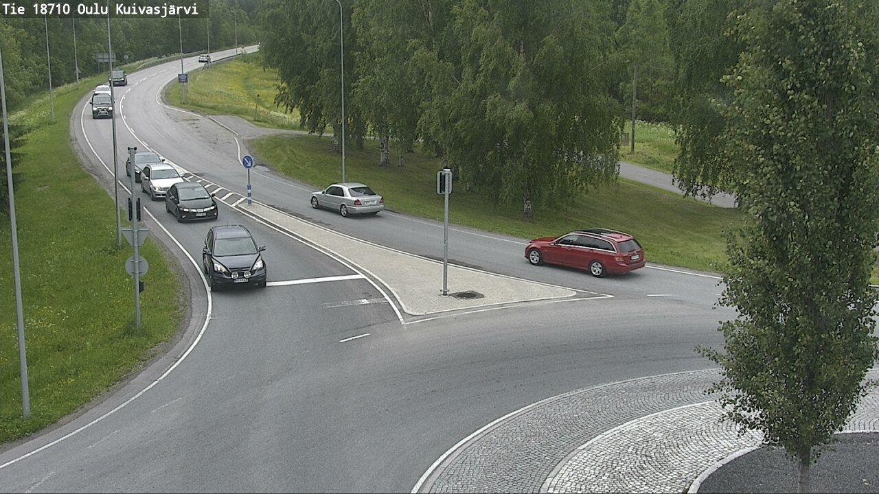 Weather Camera Image road 18710 Oulu Kuivasjärvi, Oulu, Pohjois-Pohjanmaa